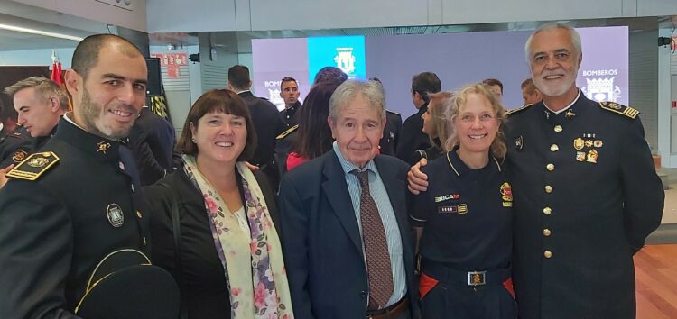 ASELF EN EL HOMENAJE A BOMBEROS CON MÁS DE 40 AÑOS DE SERVICIO EN EL AYUNTAMIENTO DE MADRID