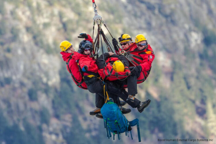 PRESENTACIÓN EN SOCIEDAD DEL ´HUMAN EXTERNAL CARGO´ CON GANCHO BARICÉNTRICO