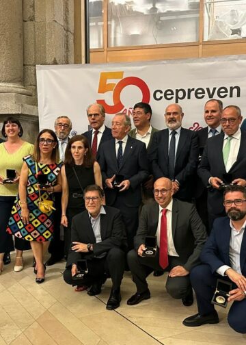 ASELF RECIBE UN RECONOCIMIENTO EN EL 50º ANIVERSARIO DE CEPREVEN