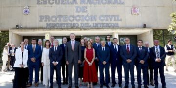 ASELF ASISTE A LA APERTURA DEL CURSO DE LA ESCUELA NACIONAL DE PROTECCIÓN CIVIL PRESIDIDA POR EL REY
